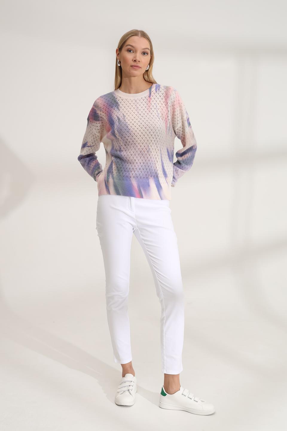 Пуловер Taifun с узором омбре