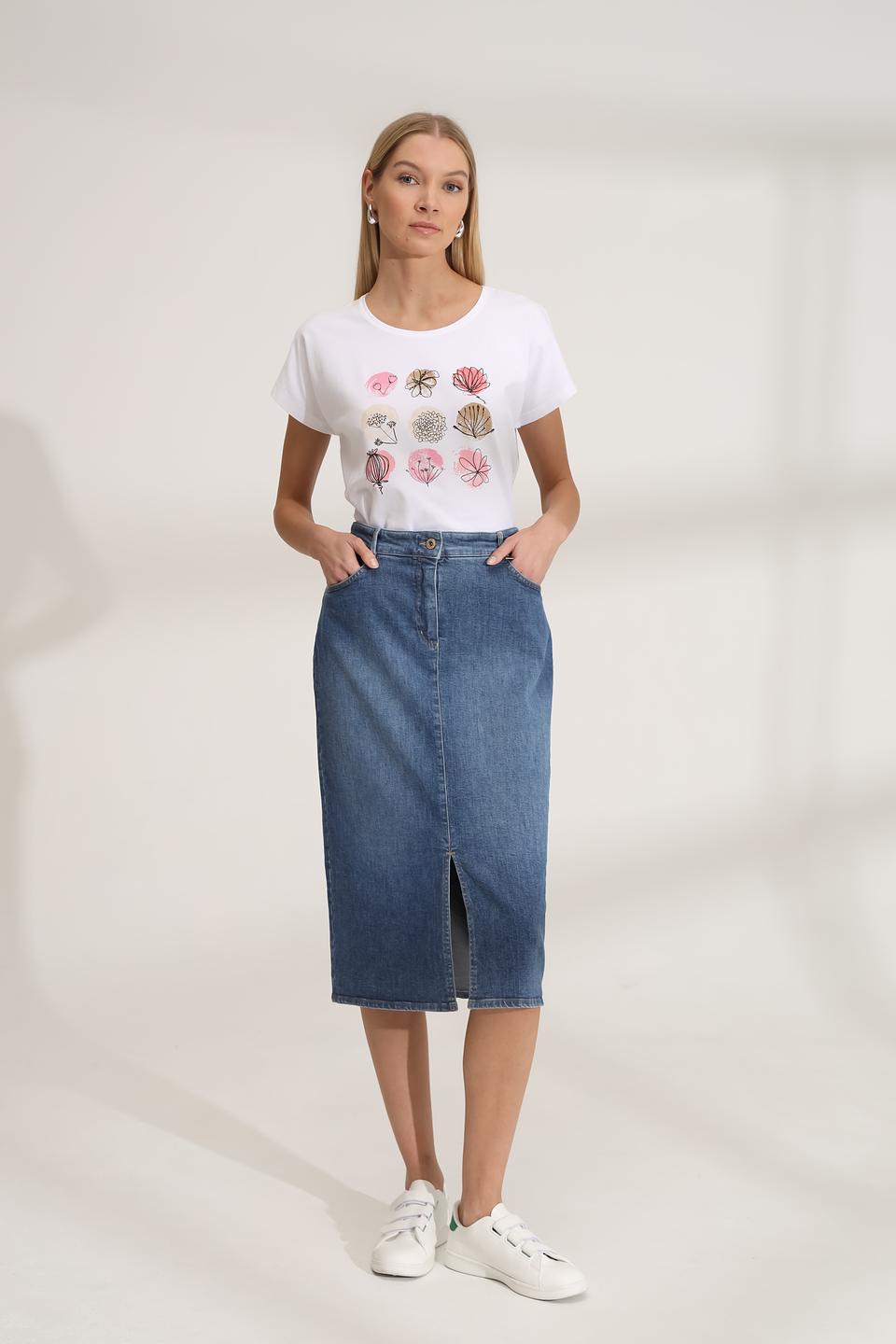 Юбка джинсовая Bianca миди