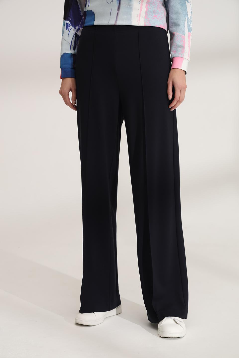 Брюки клёш Oui чёрные
