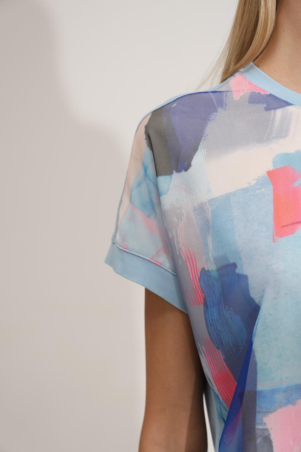 Футболка Lecomte с принтом