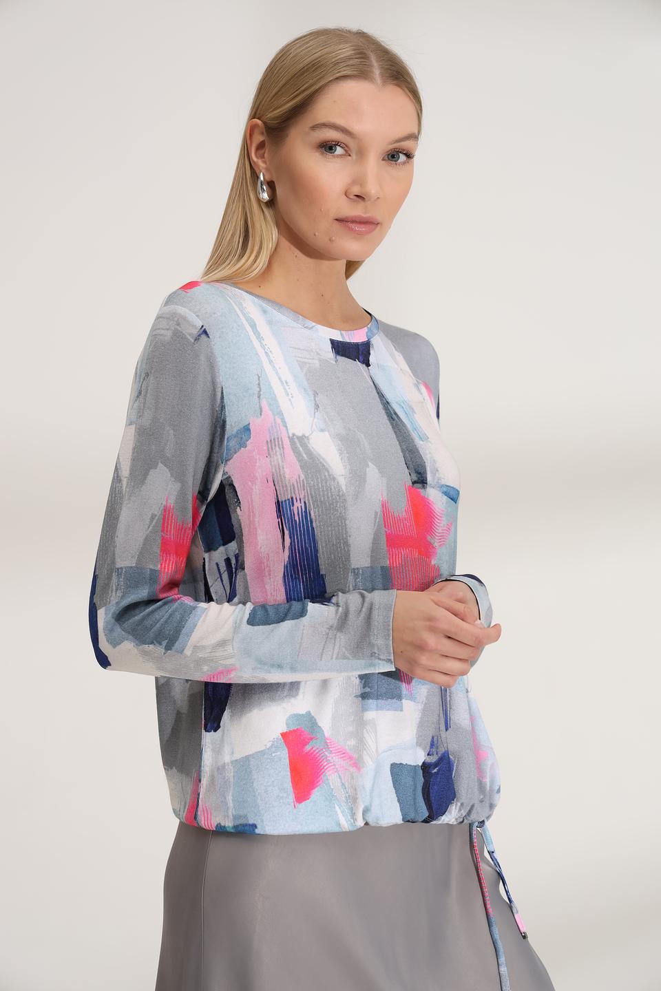 Пуловер Lecomte с абстрактным принтом