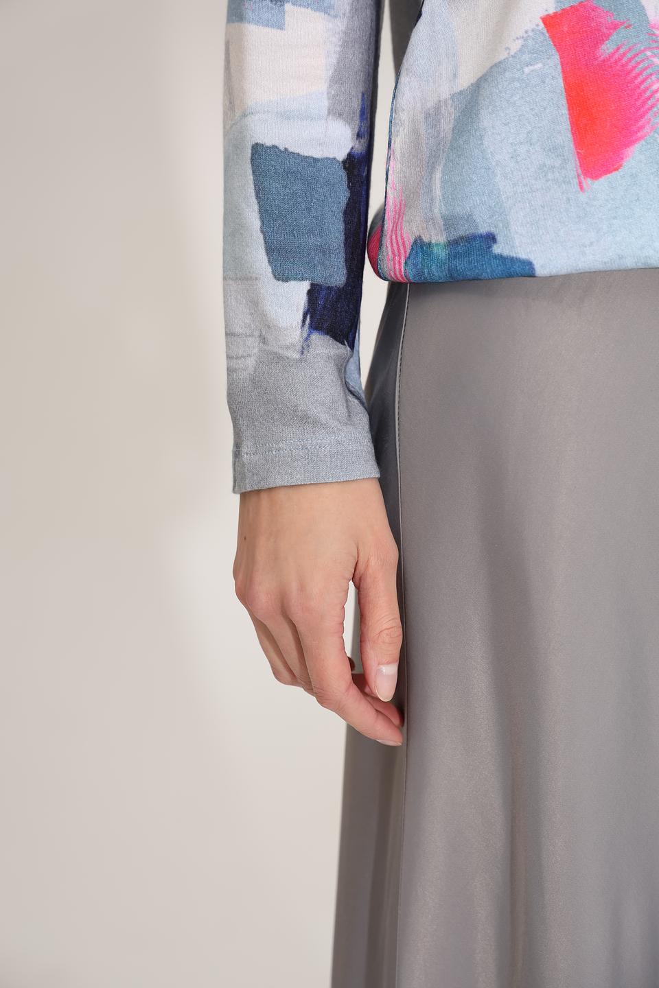 Пуловер Lecomte с абстрактным принтом