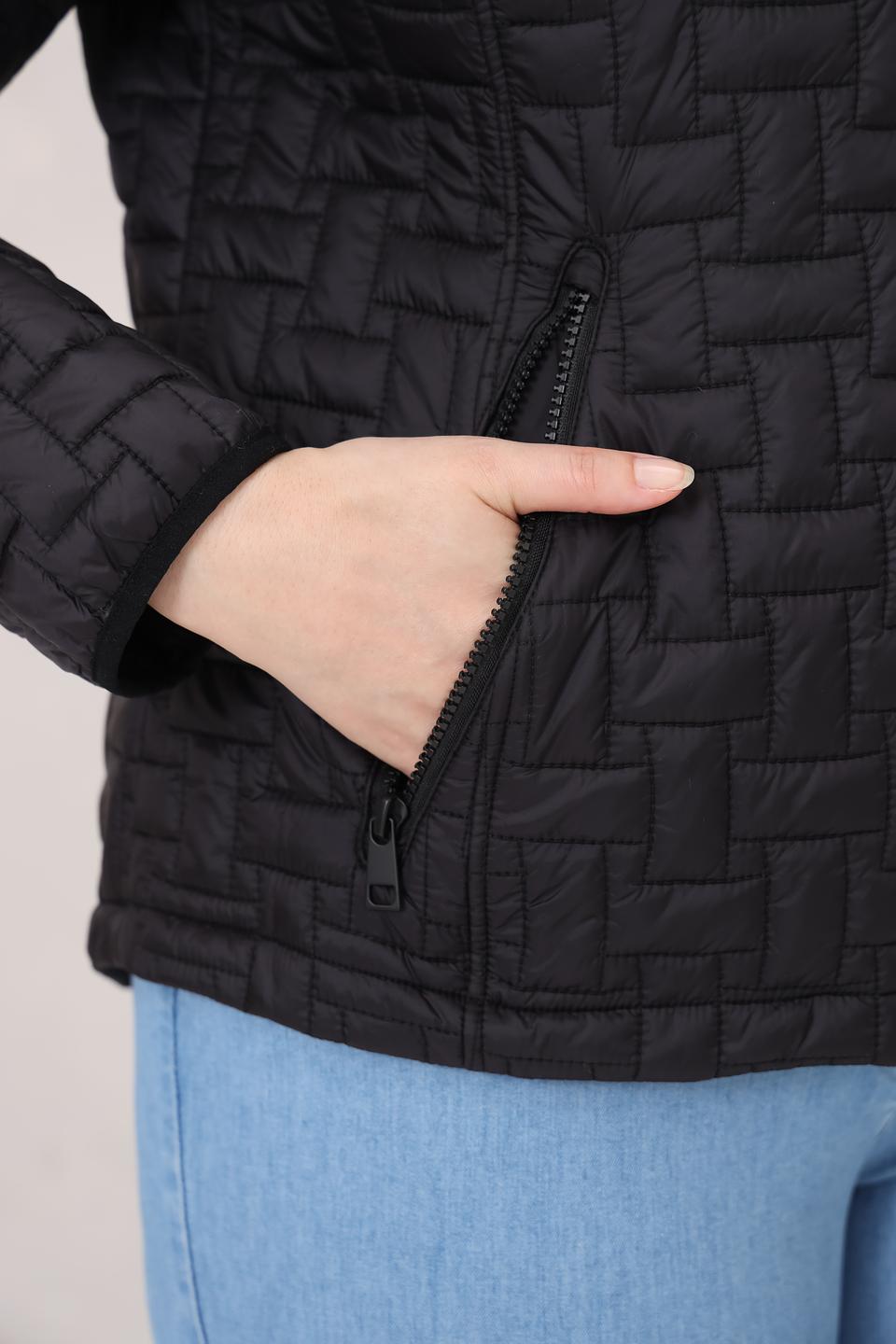 Куртка Lebek стеганая чёрная