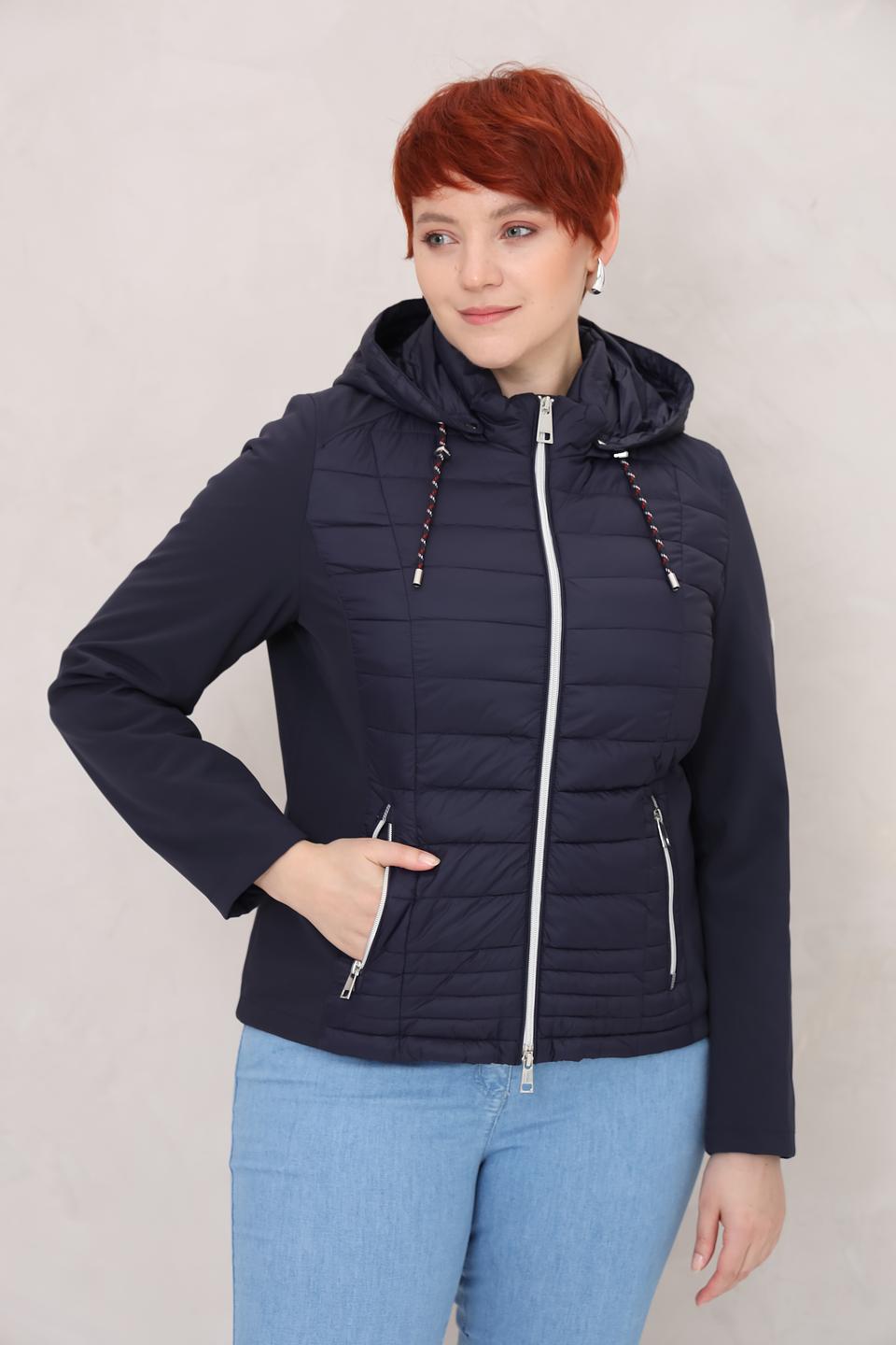 Куртка Lebek стеганая синяя