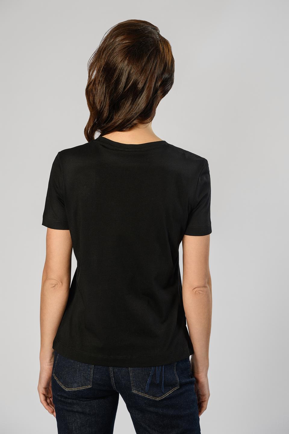 Футболка Marciano с кристаллами чёрная