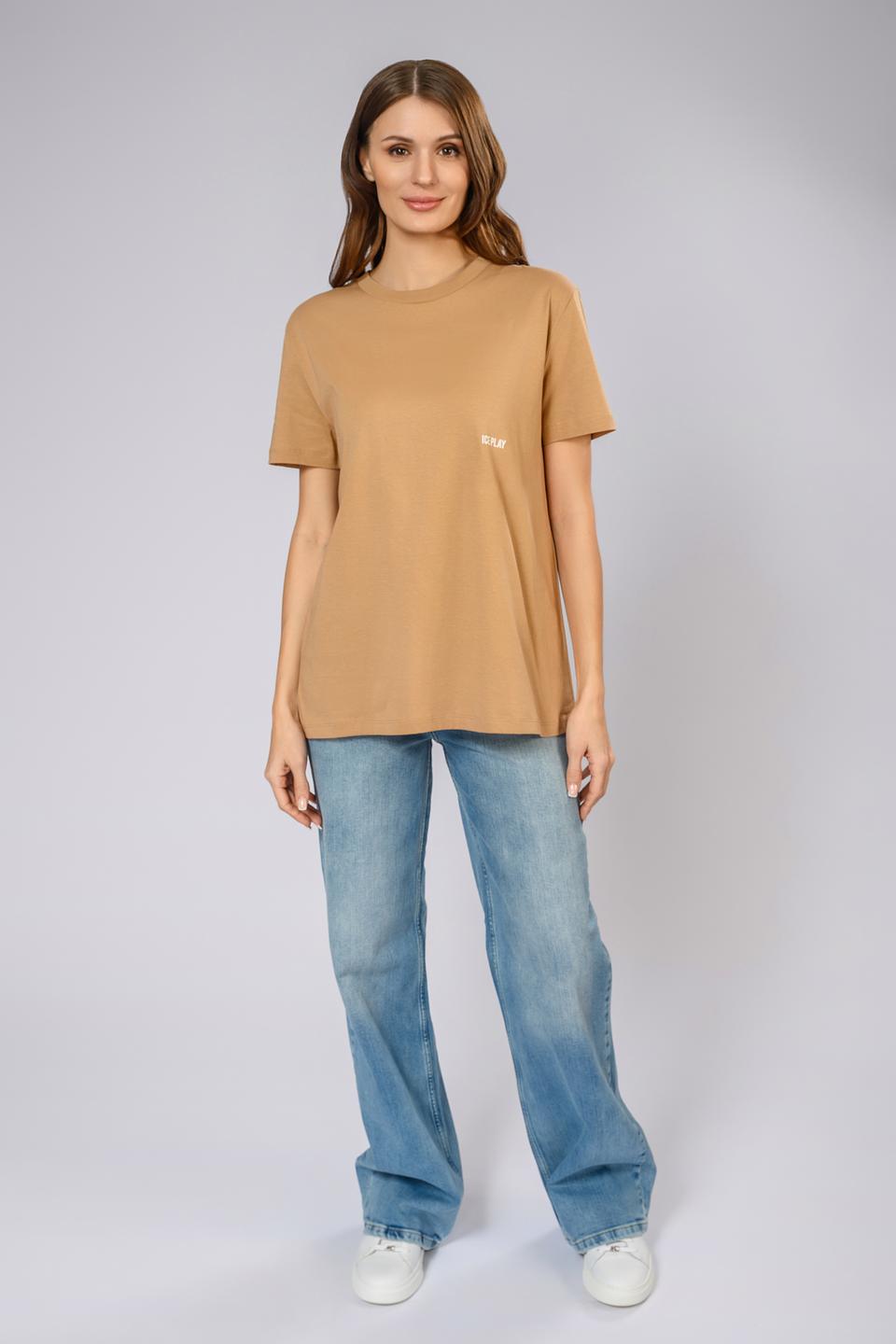 Футболка Ice Play жен. бежевая