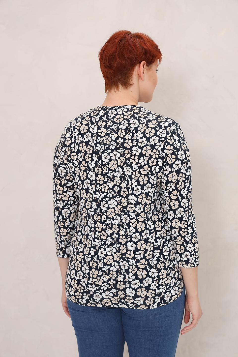 Блуза Frank Walder с цветочным принтом