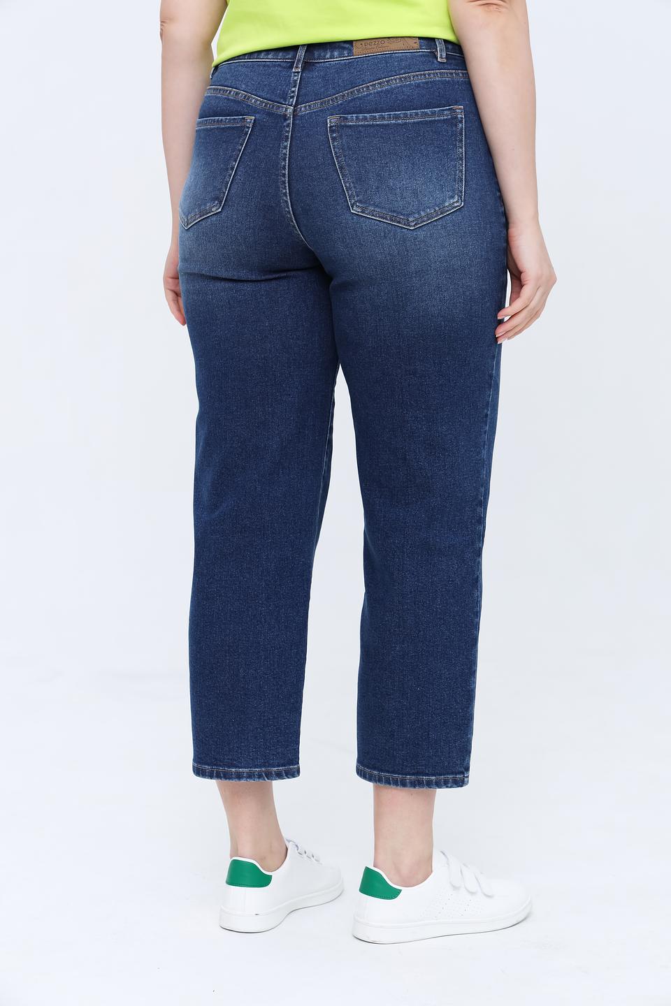 Джинсы Pezzo mom fit синие
