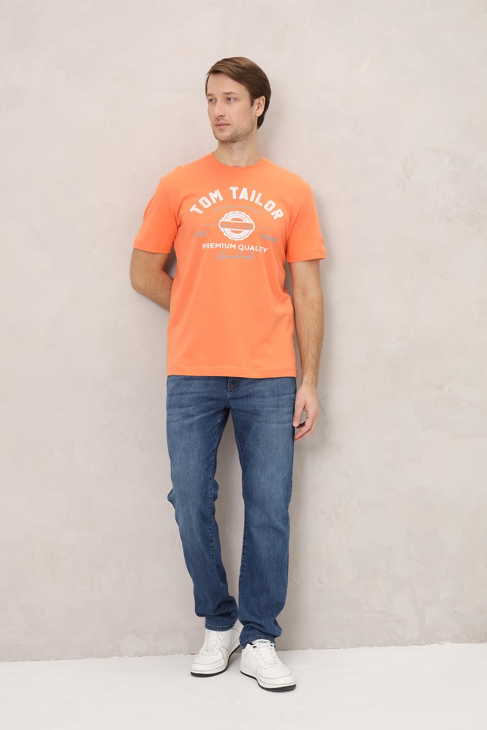 Футболка Tom Tailor оранжевая