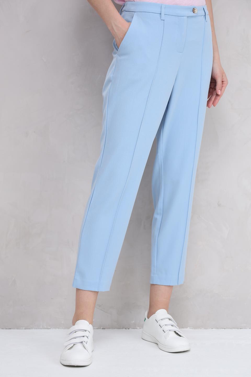 Брюки классические Tom Tailor голубые