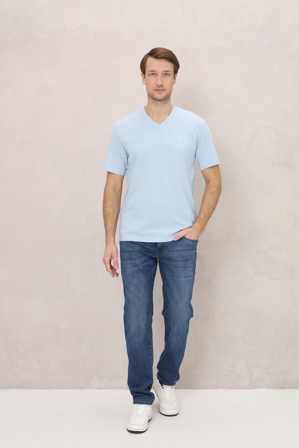 Футболка Marc O Polo V-neck голубая