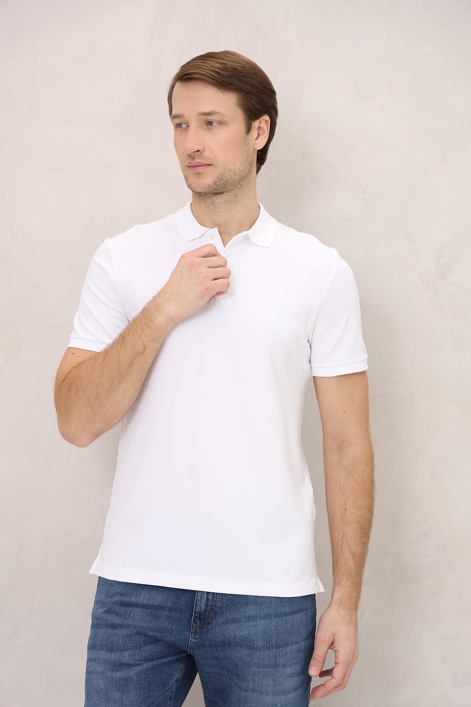 Поло Marc O Polo хлопковое белое