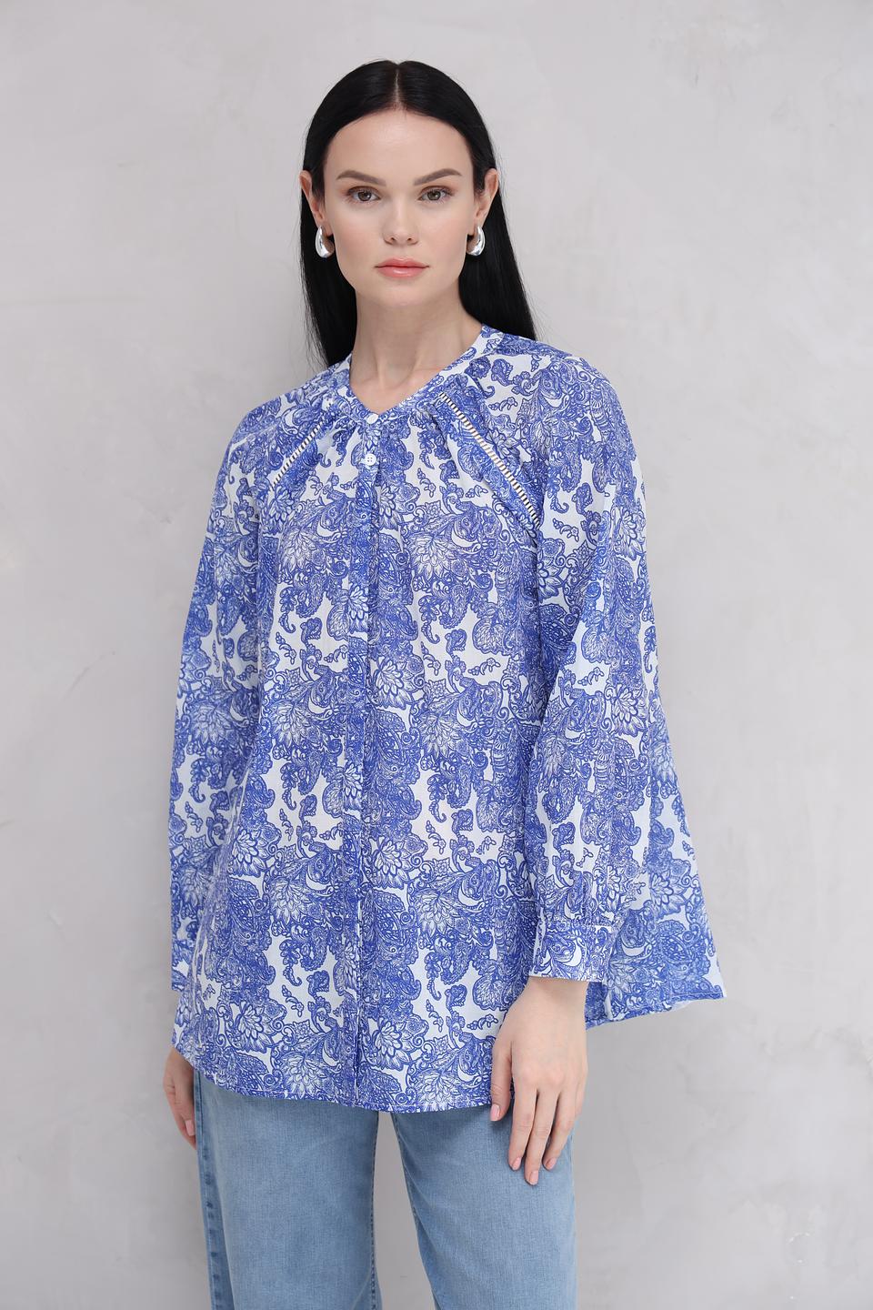 Блуза Catnoir с цветочным принтом