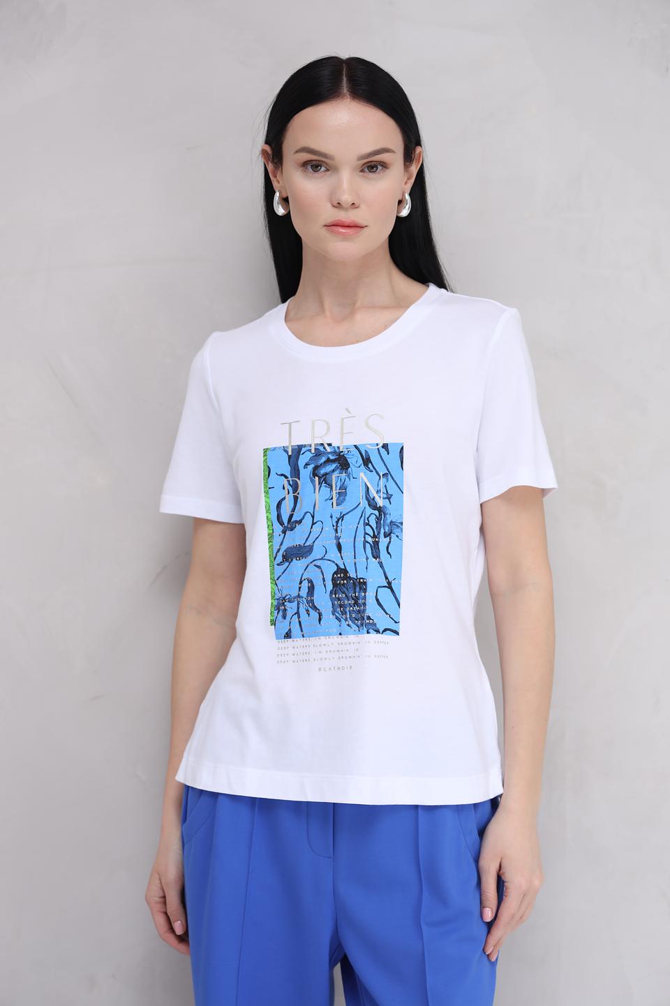 Футболка Catnoir с принтом