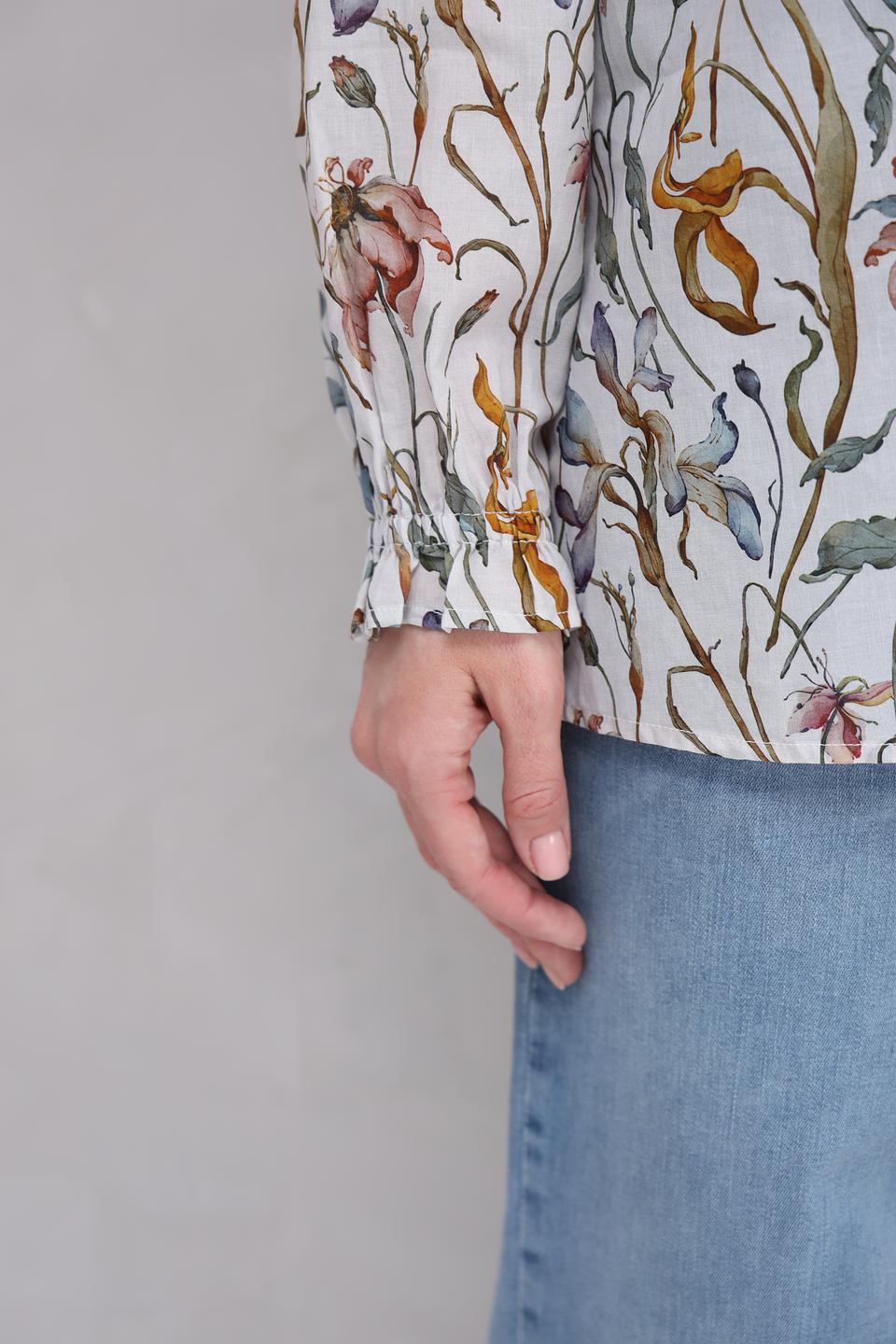 Блуза Catnoir с цветочным принтом