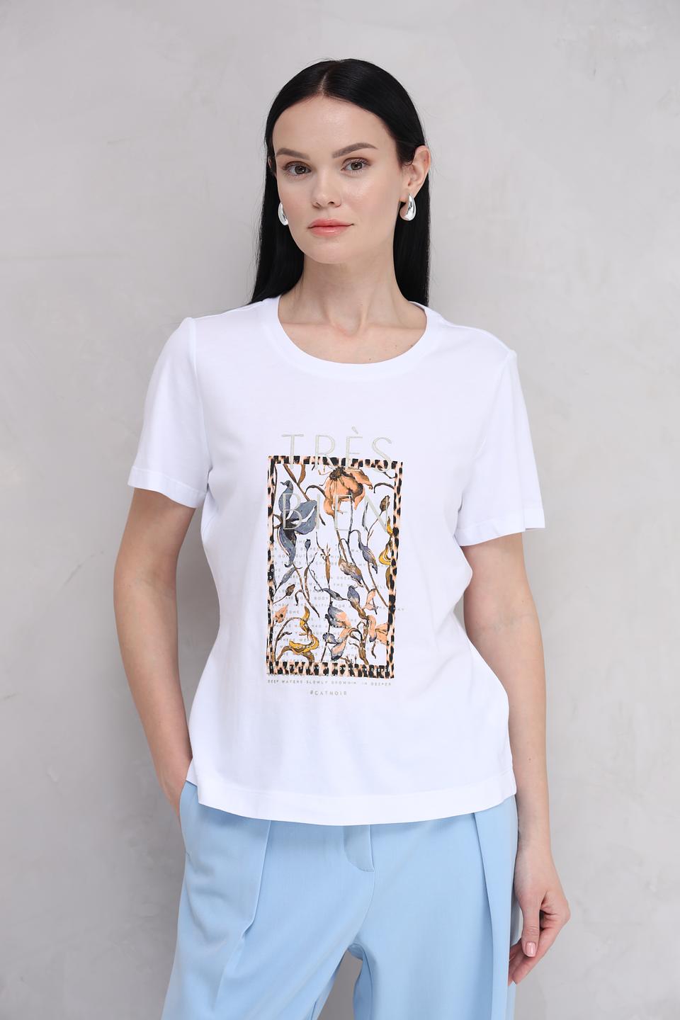 Футболка Catnoir с принтом