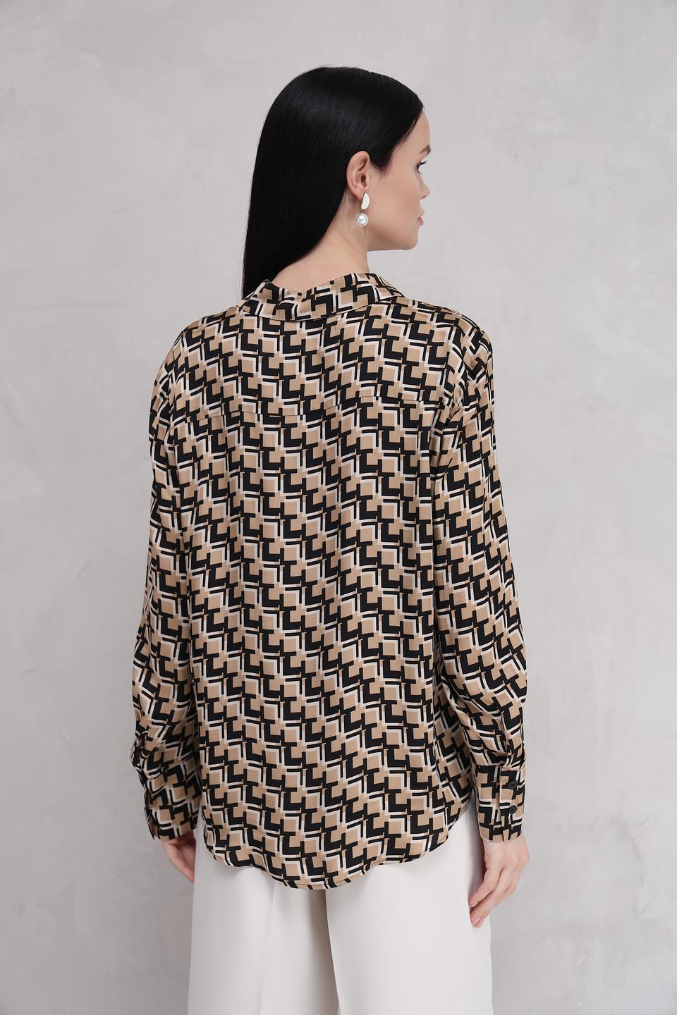 Рубашка Marc Aurel в геом. принт