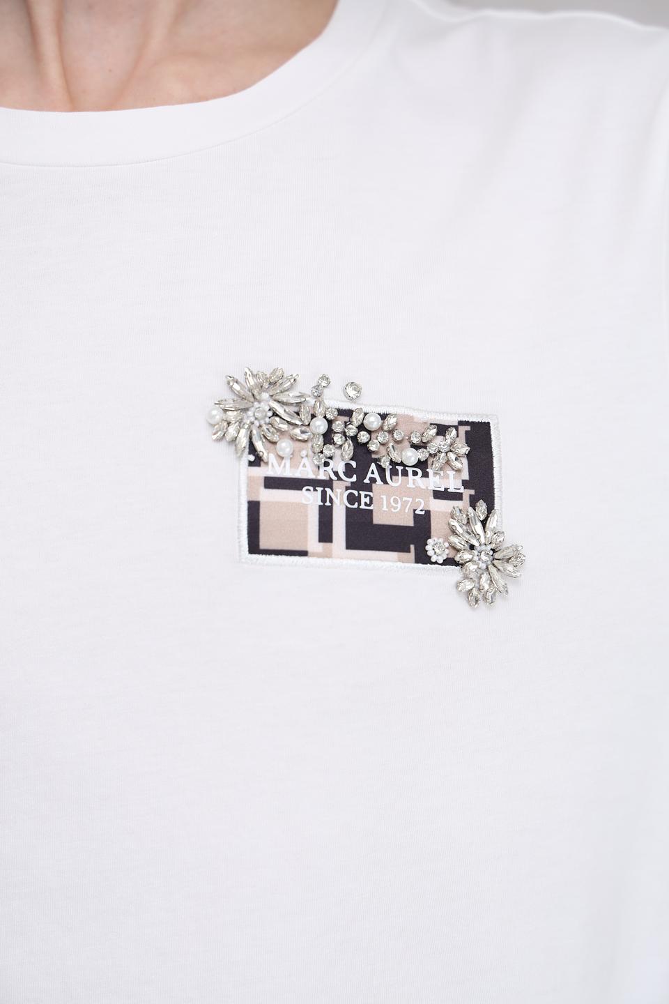 Футболка Marc Aurel с вышивкой