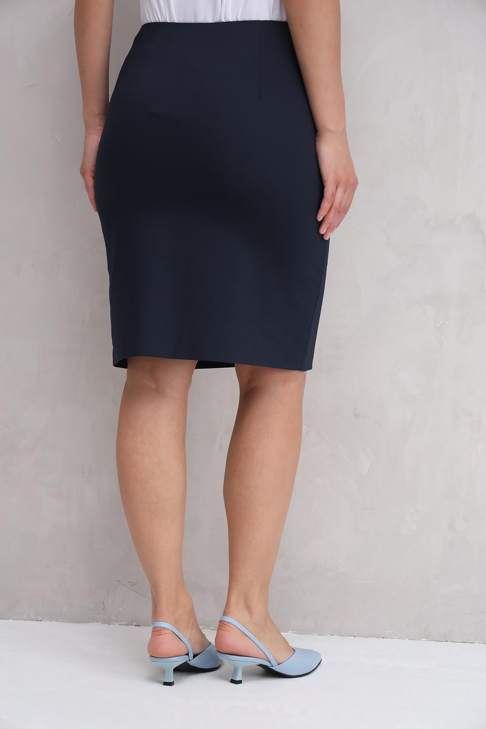 Юбка Gardeur классическая темно-синяя