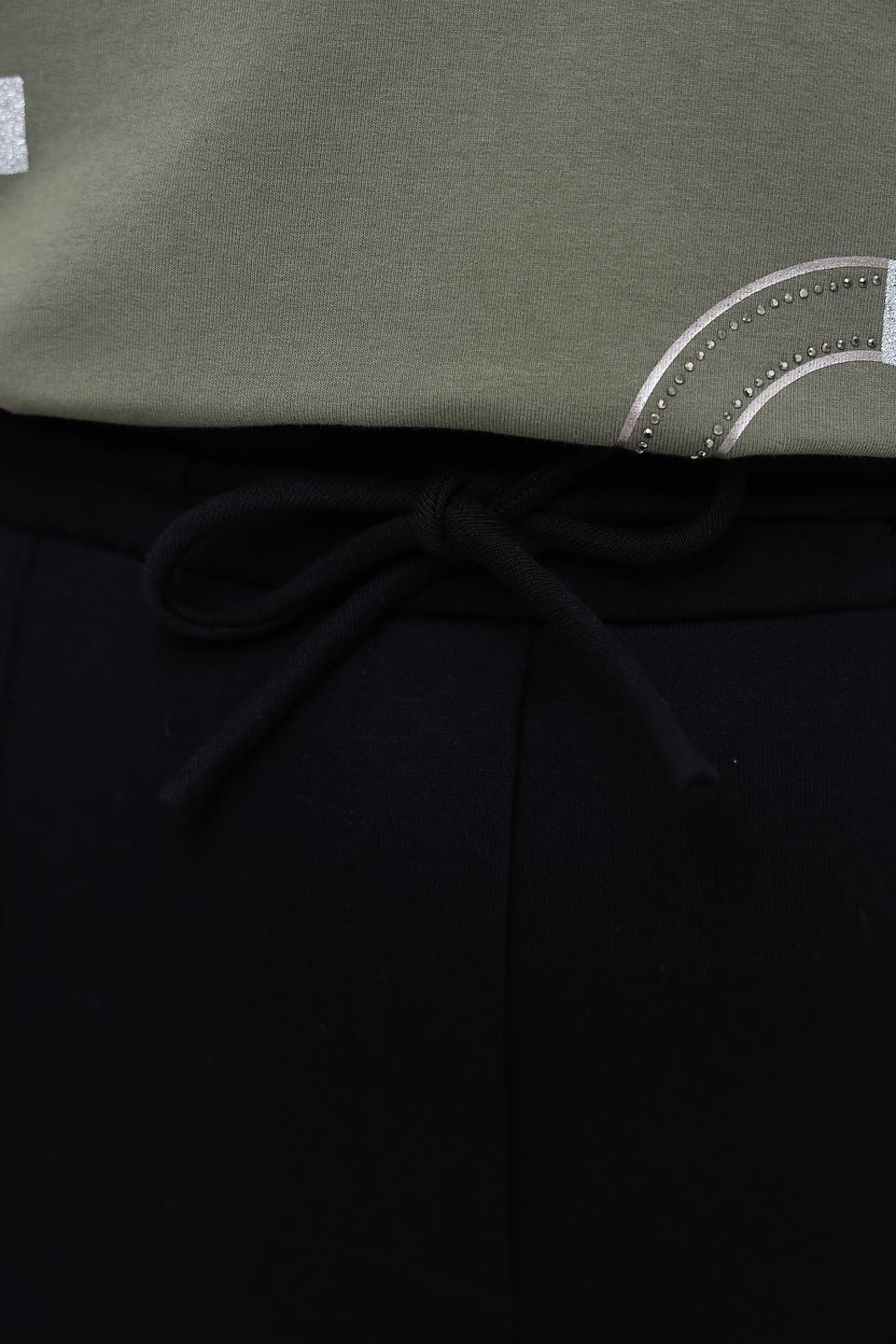 Брюки Pezzo чёрные с завязками