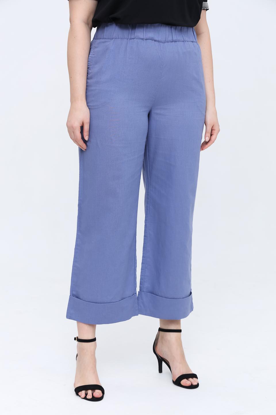 Брюки Pezzo кюлоты лавандовые