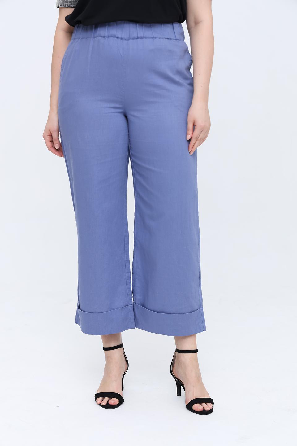 Брюки Pezzo кюлоты лавандовые