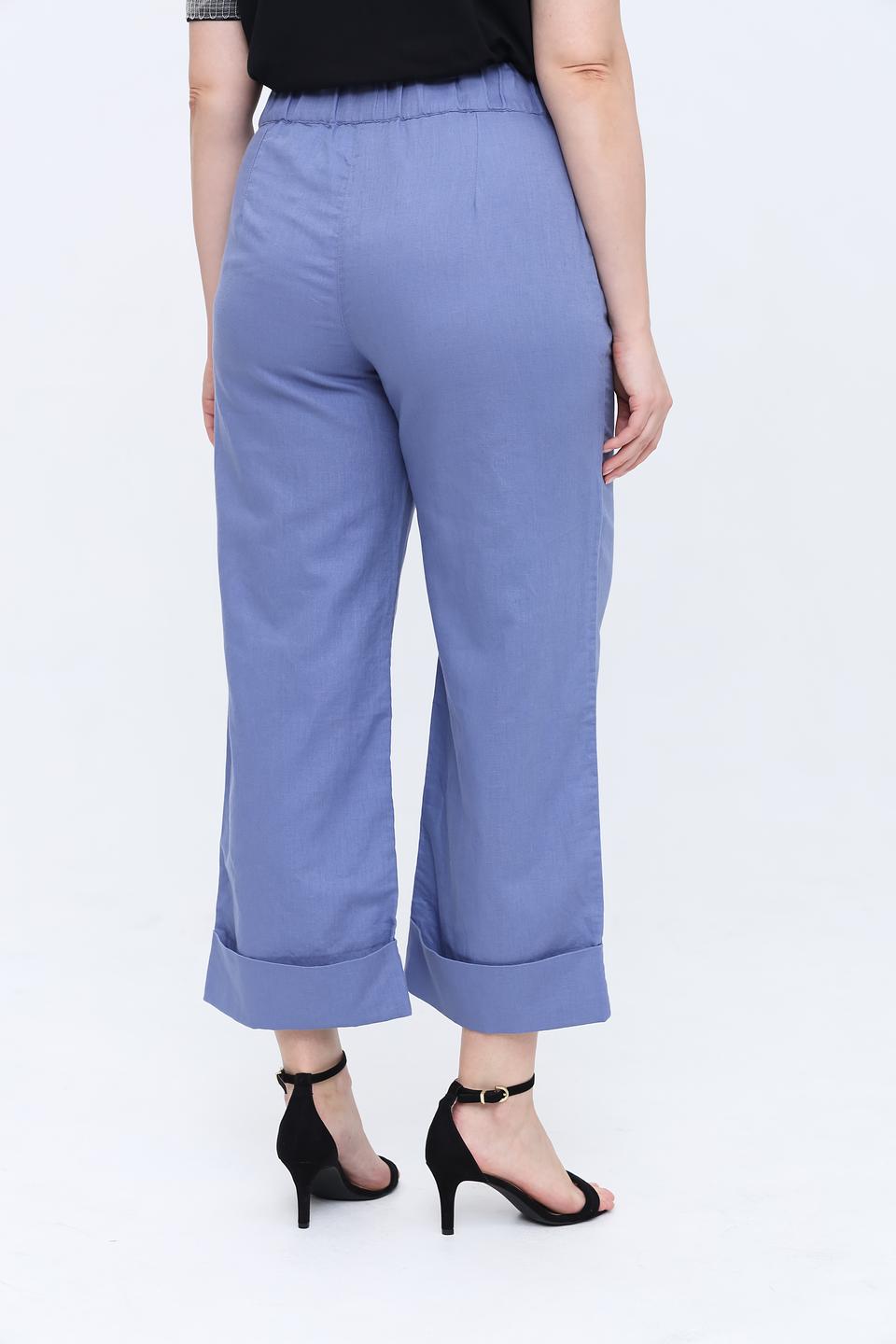 Брюки Pezzo кюлоты лавандовые