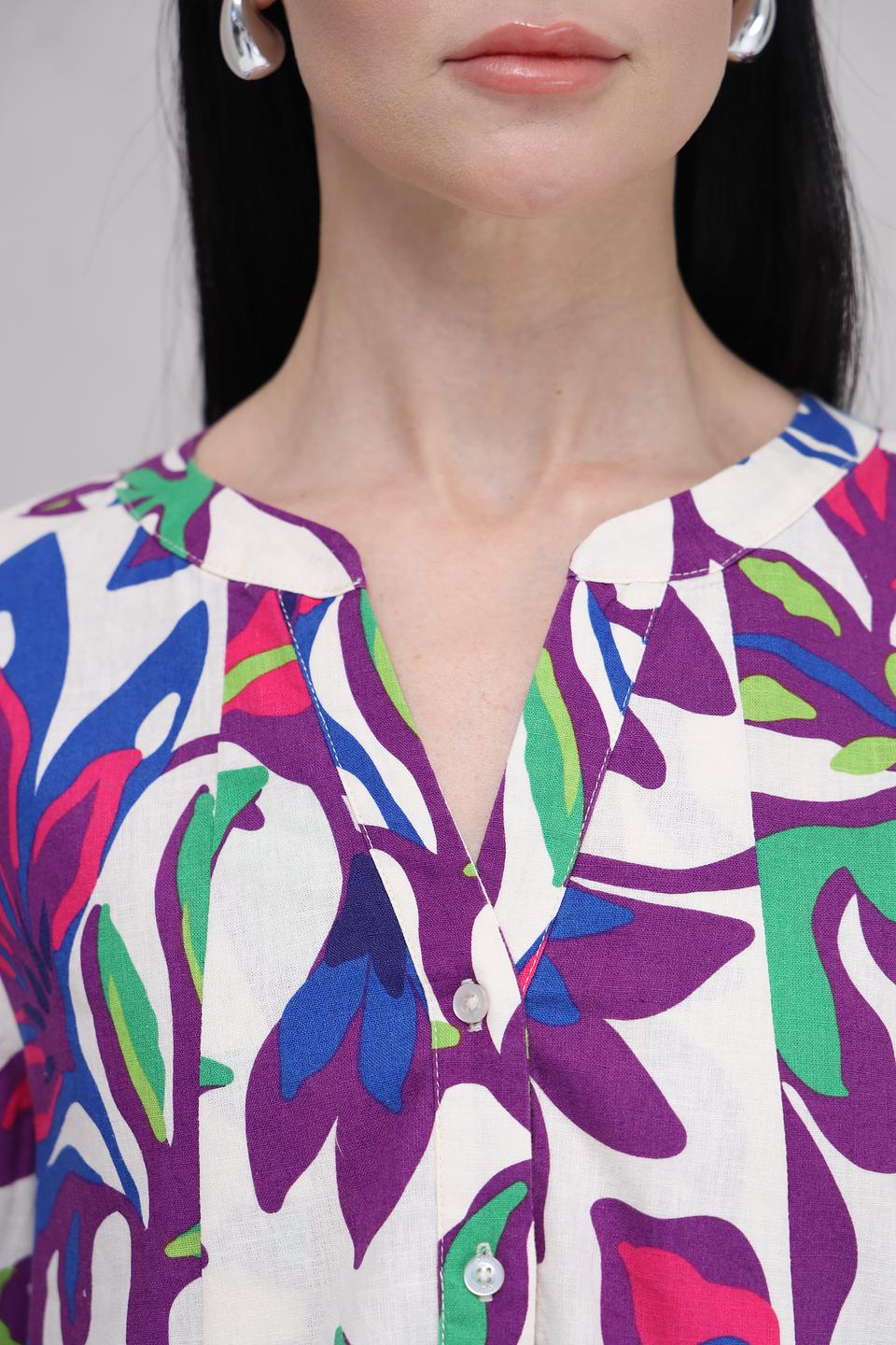 Платье Oui с цветочным принтом