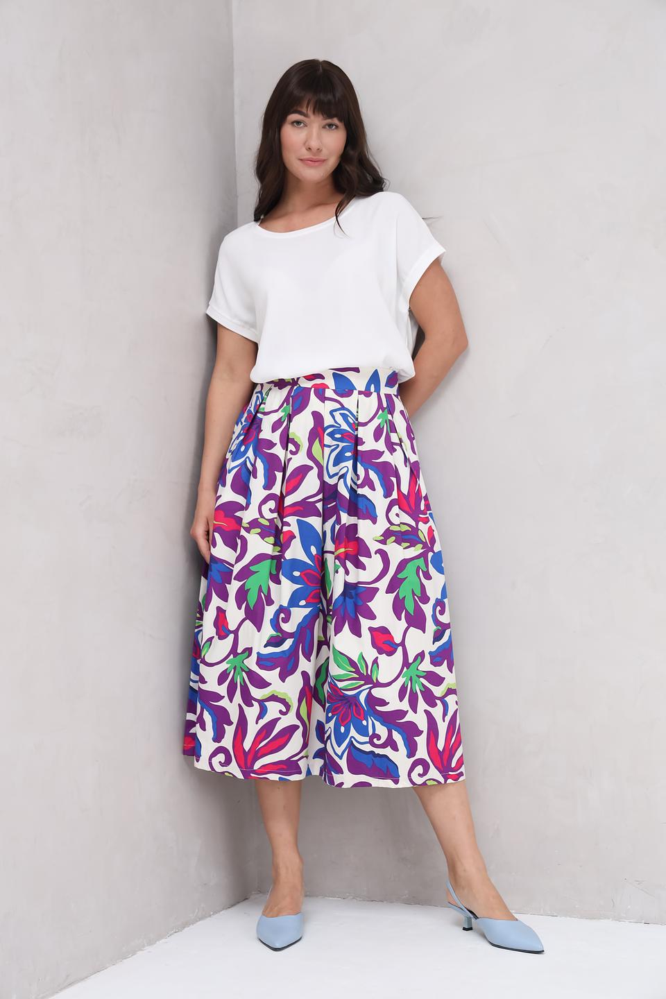 Юбка Oui с цветочным принтом