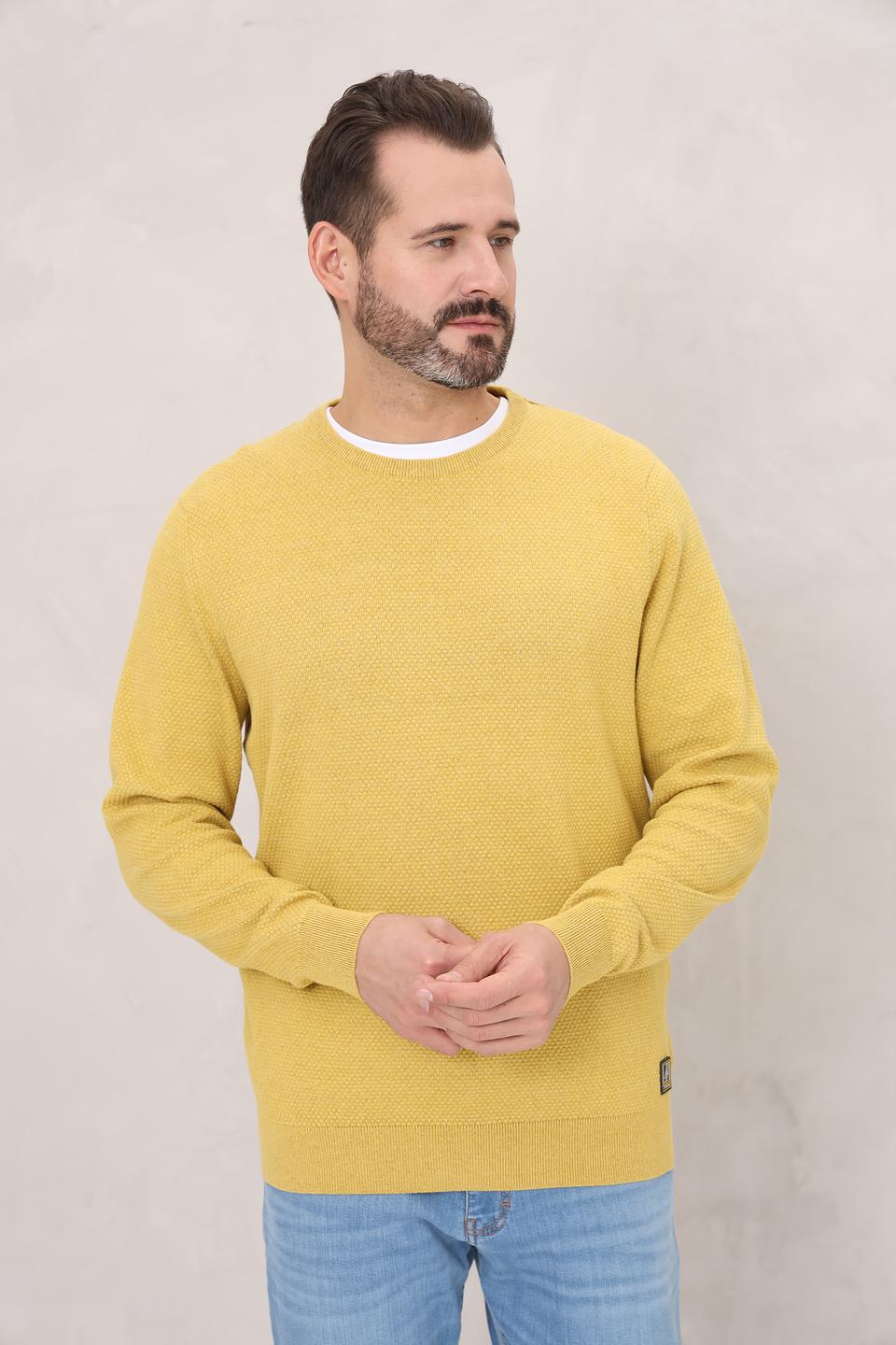 Джемпер Casa Moda горчичный