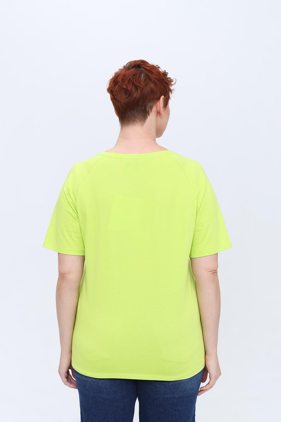 Футболка Pezzo лайм с логотипом