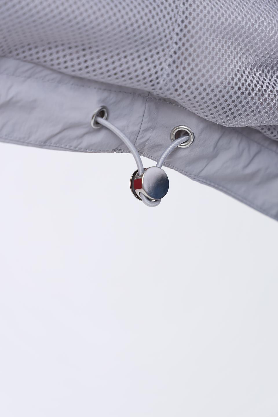 Ветровка Pezzo серая с капюшоном