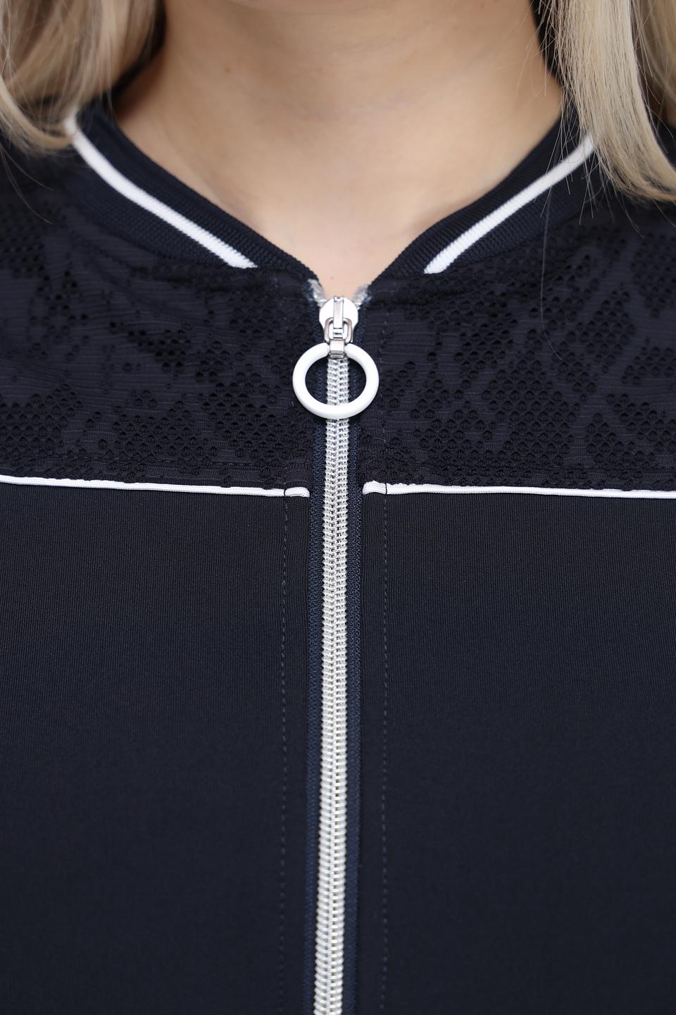 Жакет Tuzzi с кружевом черный