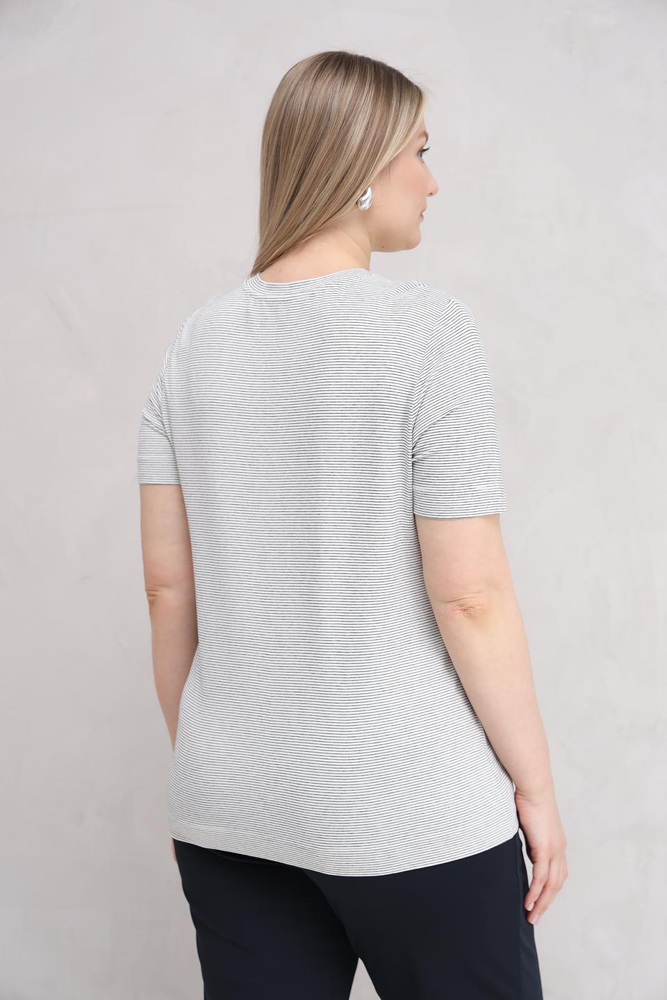 Футболка Gerry Weber полоска серая