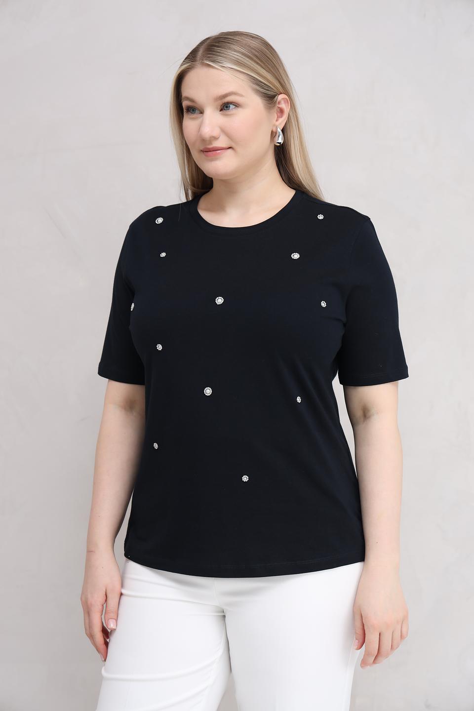 Футболка Gerry Weber с жемчугом чёрный