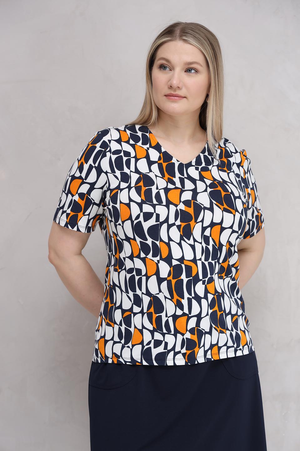 Футболка Barbara Lebek с принтом