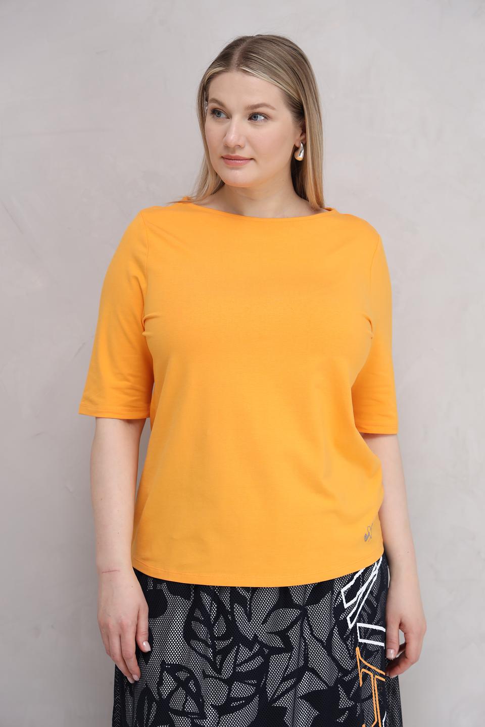 Футболка Barbara Lebek горчичная