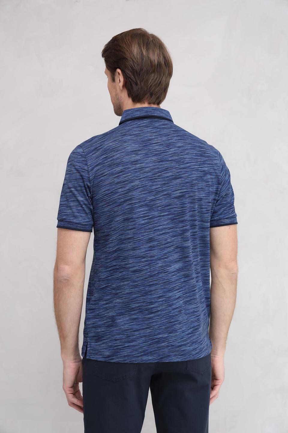 Поло Monte Carlo с меланжевым узором