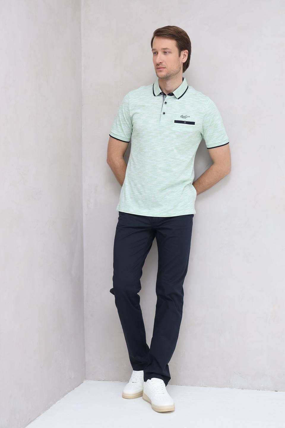 Поло Monte Carlo мятное с отделкой