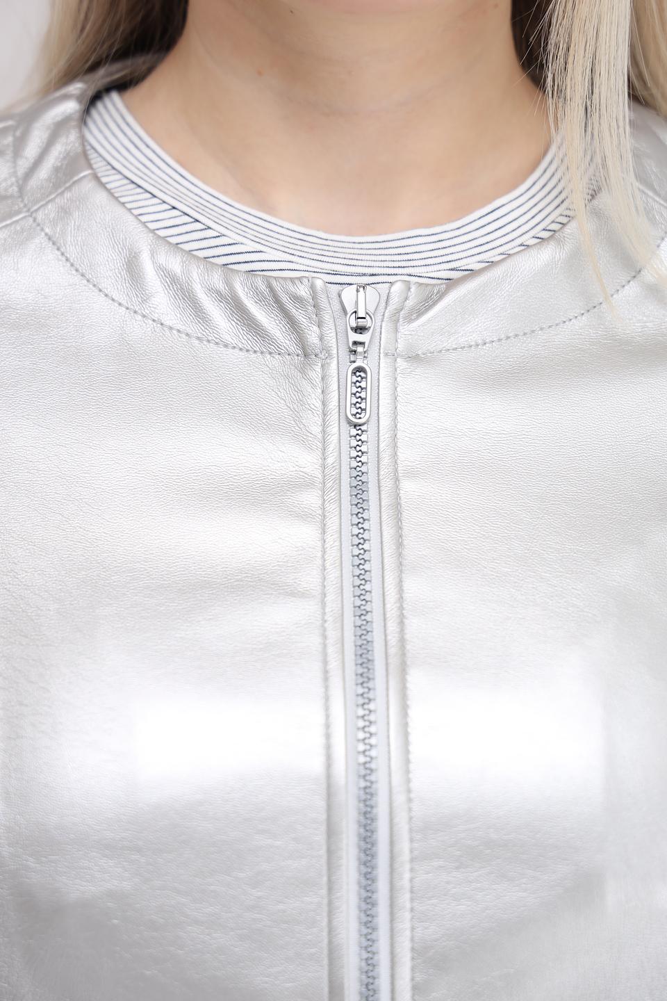 Куртка Bianca серебристая