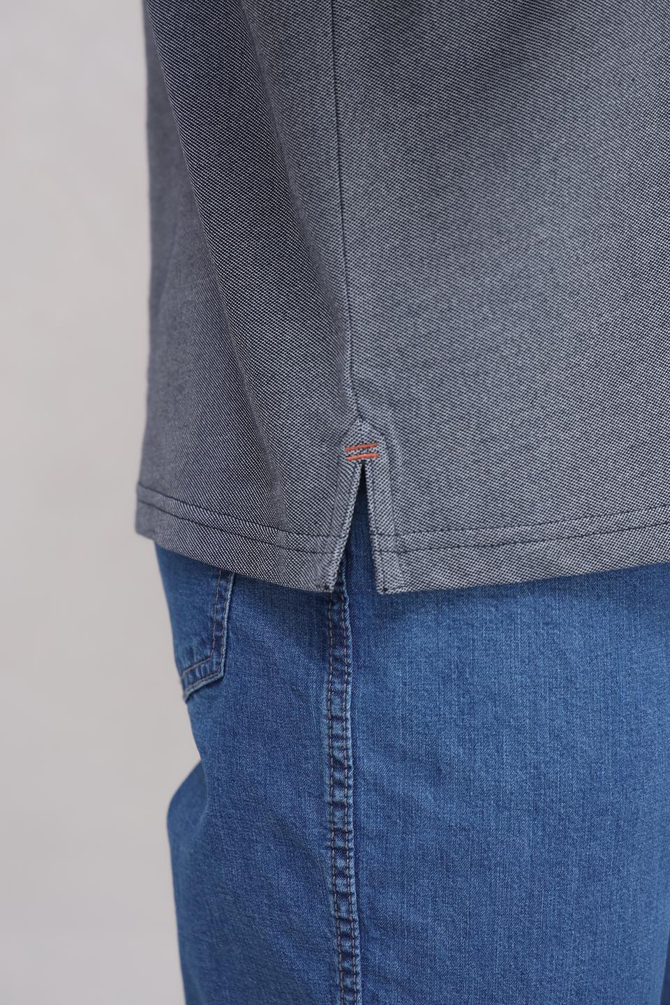 Поло Casa Moda мужское серое