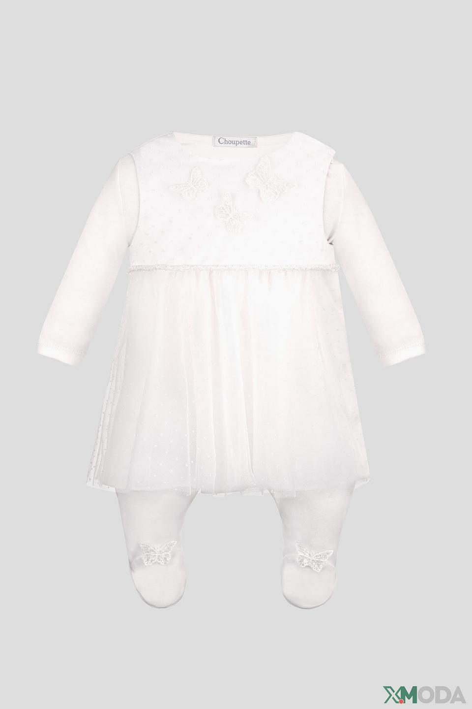 Комплект Choupette экрю с бантиками