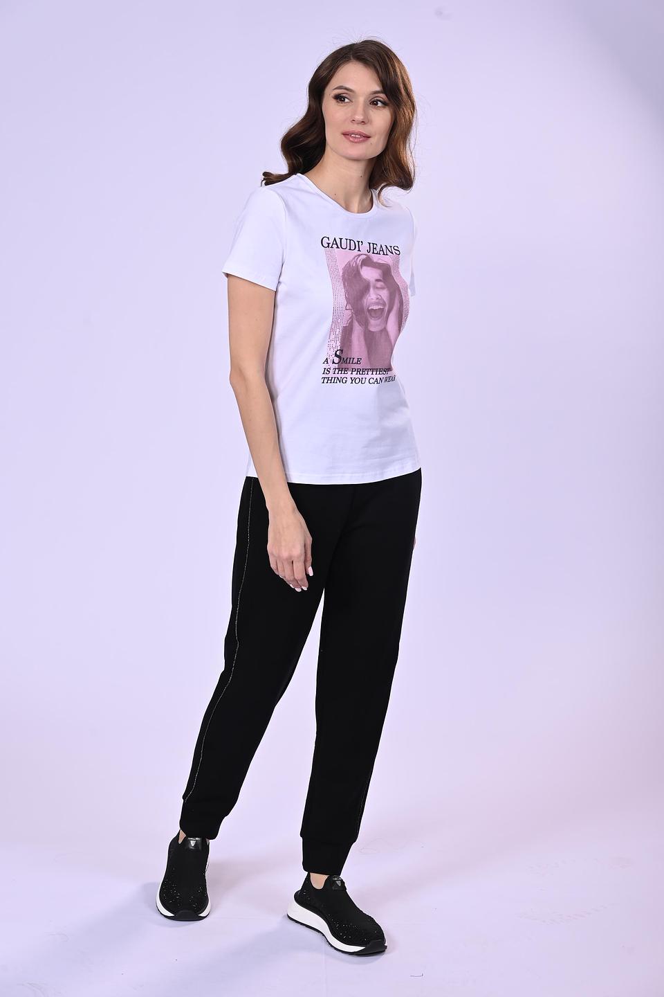 Футболка Gaudi женская с принтом