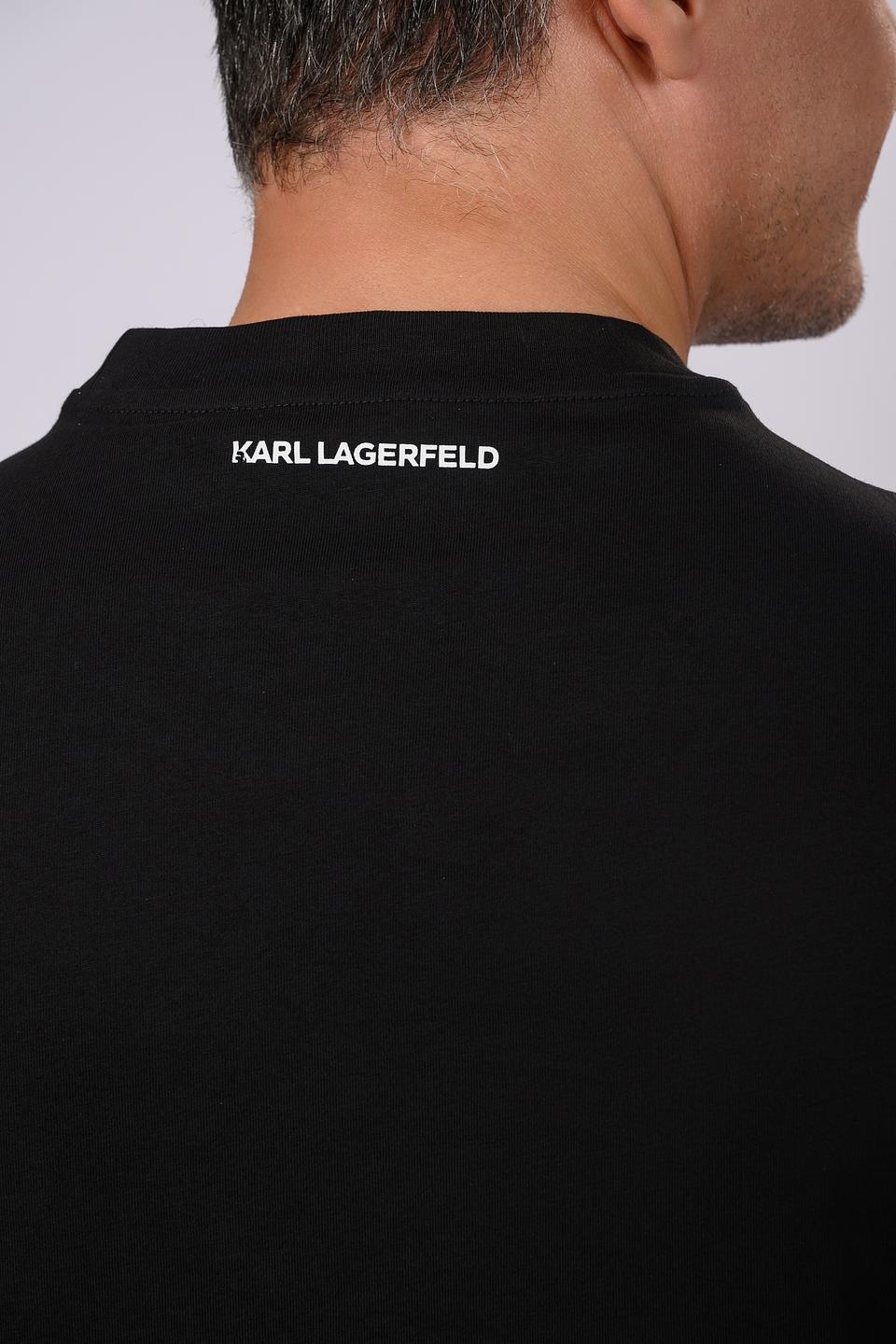 Футболка Karl Lagerfeld с принтом чёрный