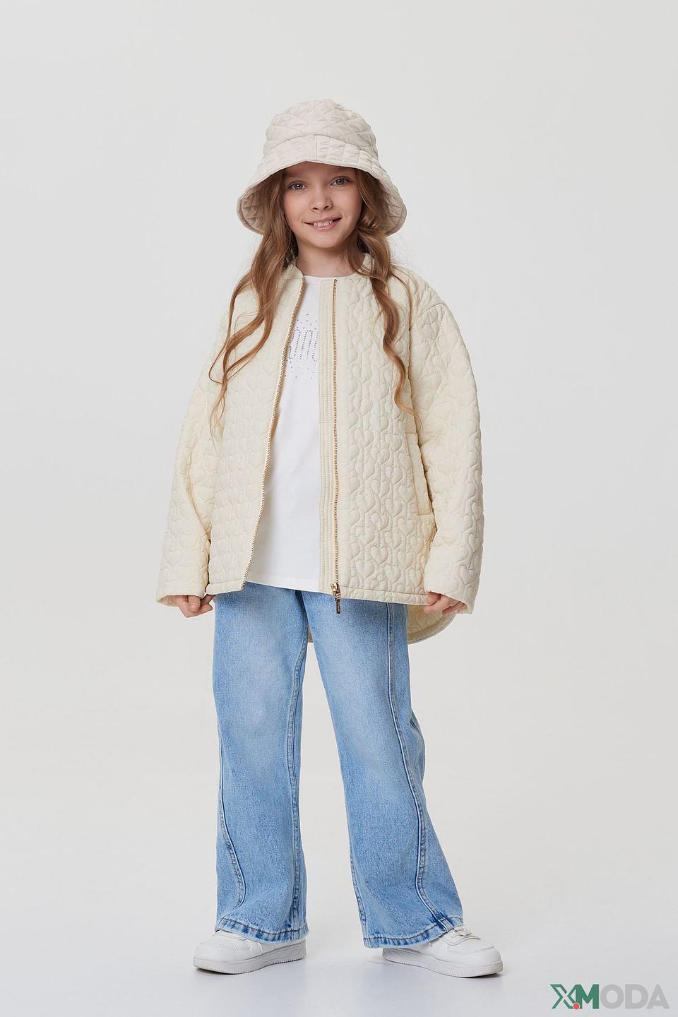 Куртка Choupette дев. стеганая кремовая