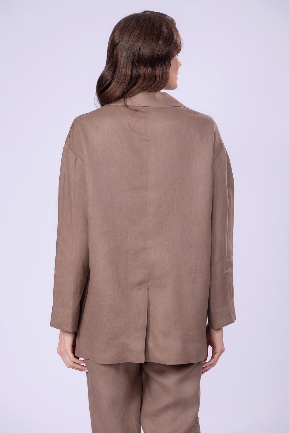 Жакет Shade льняной коричневый