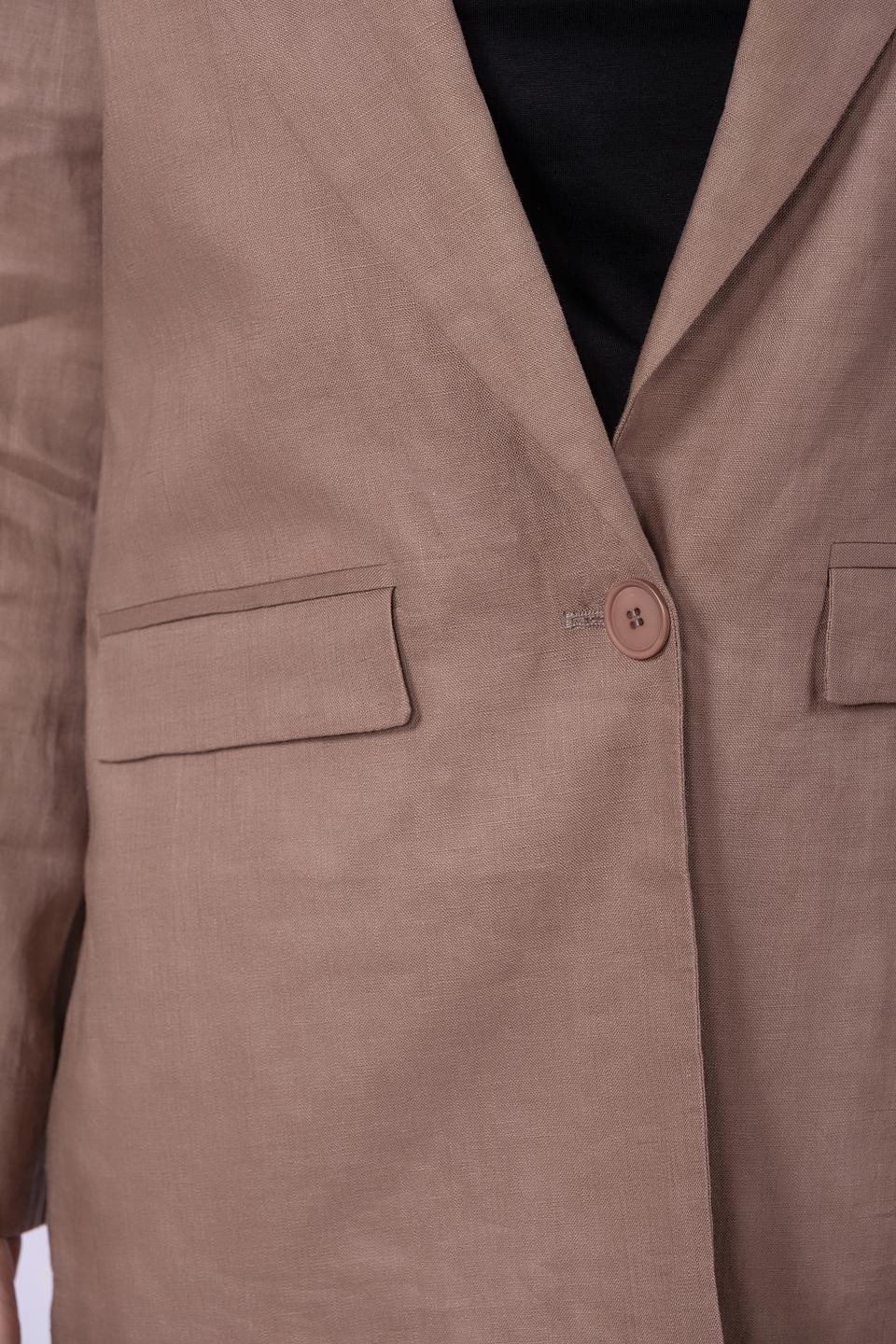 Жакет Shade льняной коричневый