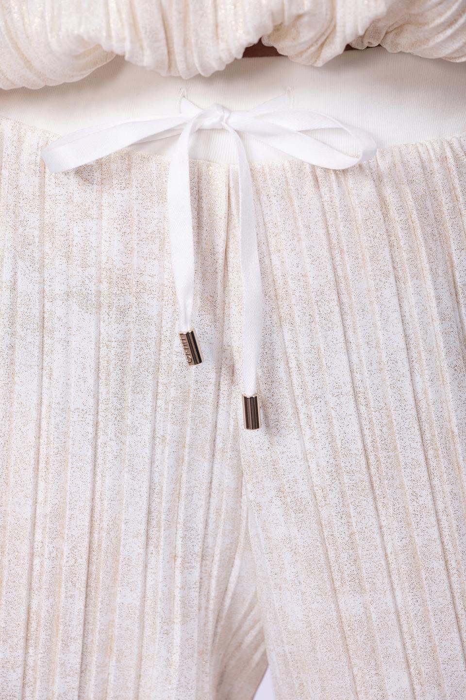 Брюки Liu-Jo плиссе бежевые