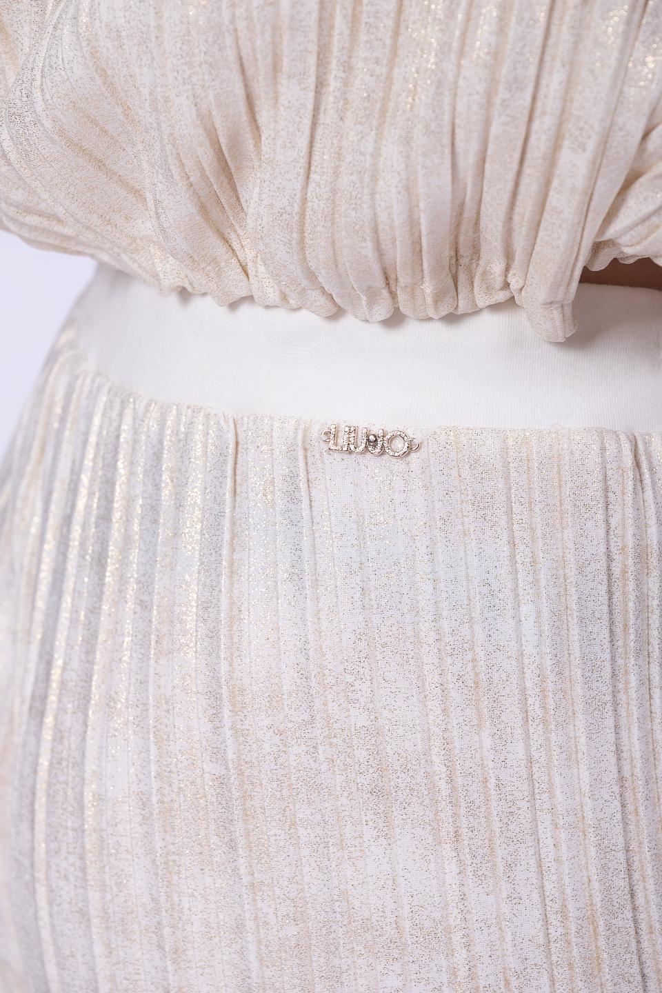 Брюки Liu-Jo плиссе бежевые