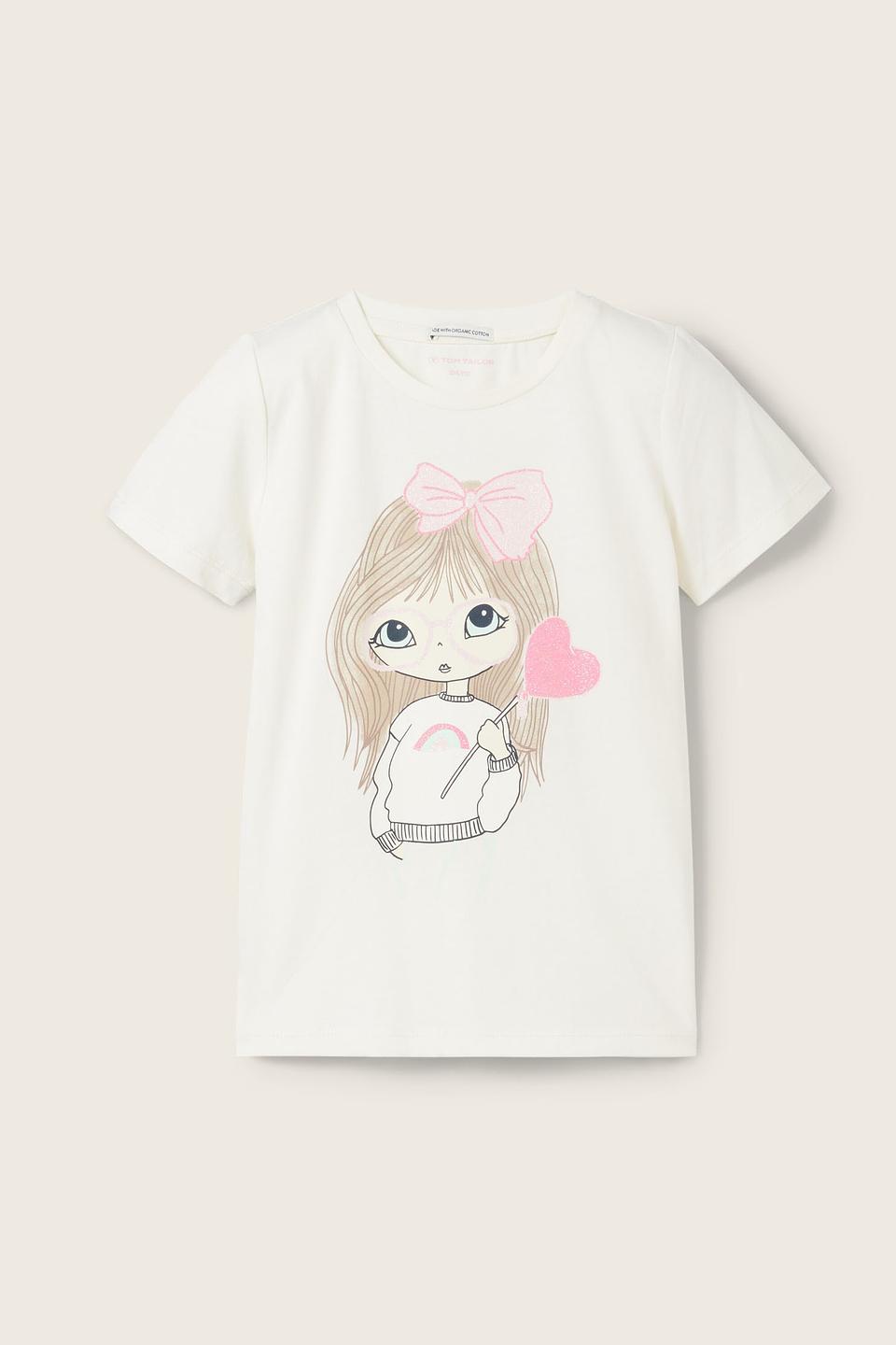 Футболка Tom Tailor дев. с рисунком